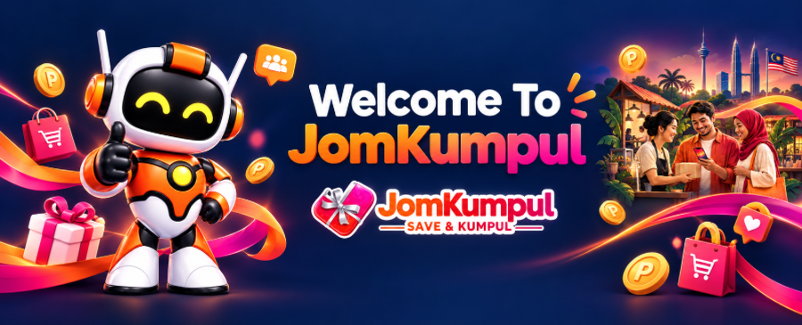 Welcome to JomKumpul. Tap to learn about us